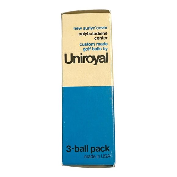 Vintage Uniroyal Golf Balls W/Sleeve The Action Line New Surlyn Cover NOS - Picture 5 of 11